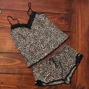 Victoria Secret Satin Cami Set
